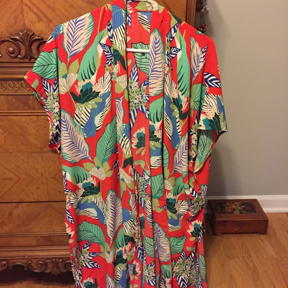 Tropical Swim Coverup